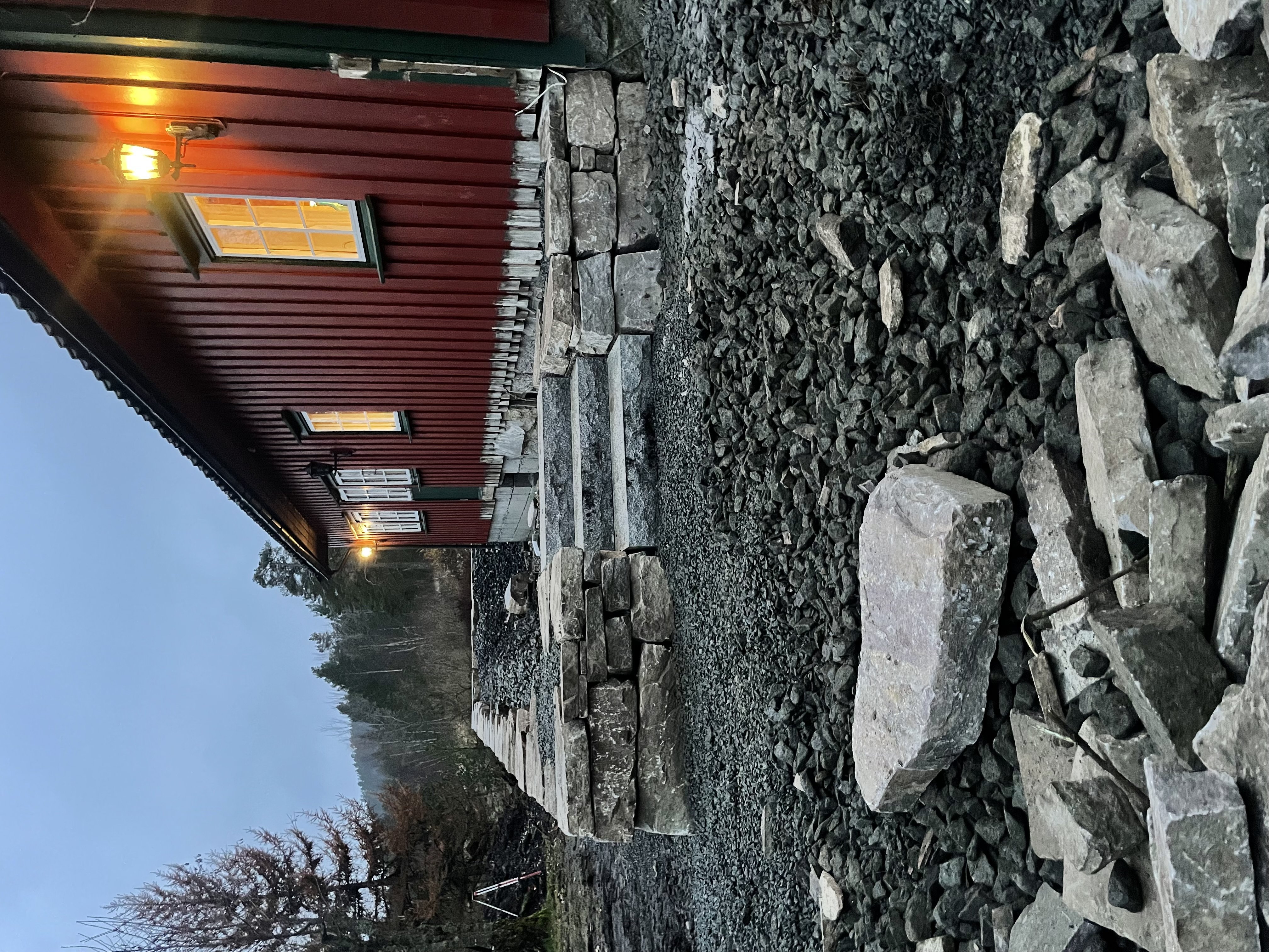 Før arbeidet startet